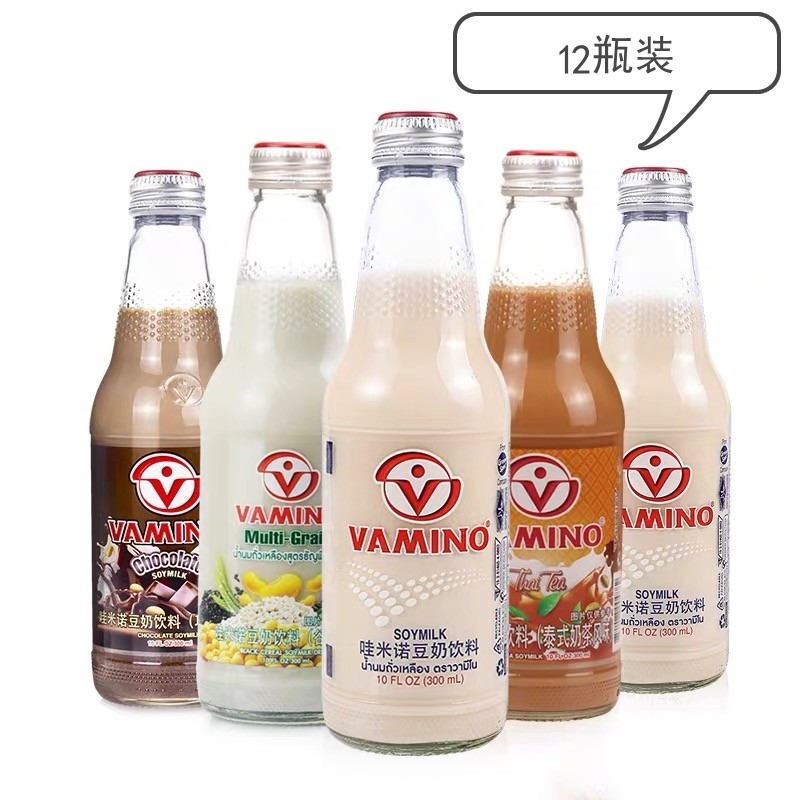 300ml*12瓶泰国进口哇米诺豆奶原味谷物巧克力泰式奶茶豆奶整箱,咖啡/麦片/冲饮,植物蛋白饮料/植物奶/植物酸奶,淘宝优惠券,粉丝福利购,淘宝优惠卷
