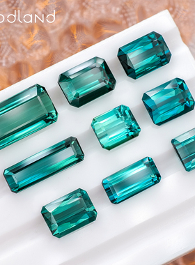 【蓝碧玺】电光蓝湖水蓝天然碧玺裸石戒面彩宝蓝色宝石可镶嵌定制