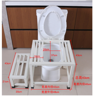 蹲坑神器坐马桶改蹲便器蹲便架马桶凳便秘凳蹲坑凳坐蹲两用免安装