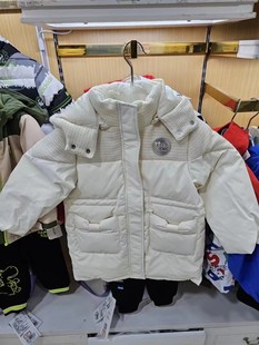 厚保暖羽绒服外套F351309242 女童中长款 2023年冬季 abckids童装