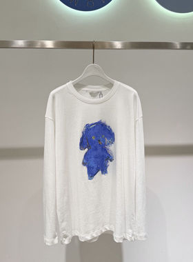 MM麦家商场同款2026春季新款时尚白色T恤长袖卫衣女上衣4H2201151