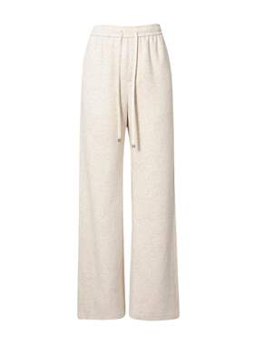 MM麦家直筒休闲裤米白色檬商场同款2025秋冬新款5GA252831