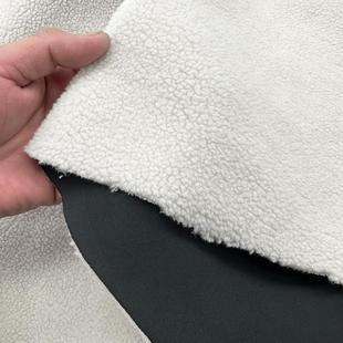 秋冬厚款羊羔绒面料裤子毛绒外套大衣鞋帽内里衬布绒布复合针织布