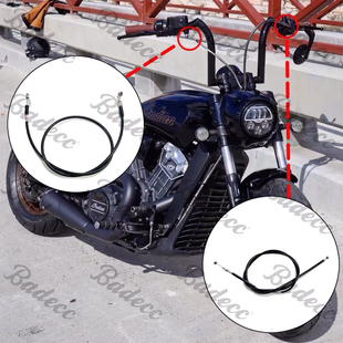 印第安侦察兵改装离合线刹车油管套线适合侦察兵BOb