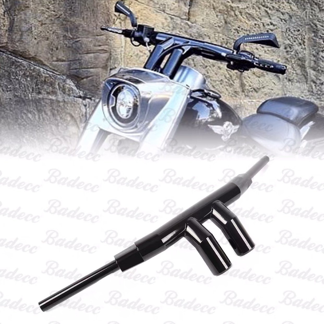 哈雷改装2英寸t型车把适用戴娜系列软尾路威肥仔 夜路德/威路德