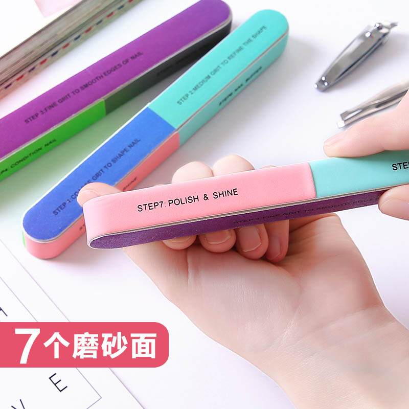 新品美甲工具特价指甲修型挫条抛光光疗甲面打磨条磨砂条多功能款