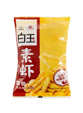 白玉素虾100g办公室休闲零食