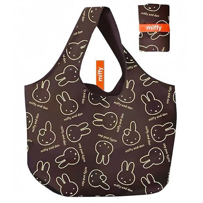 thumbnail for 【带原装绑绳】可折叠便携购物袋手提袋单肩环保超市手提单肩包