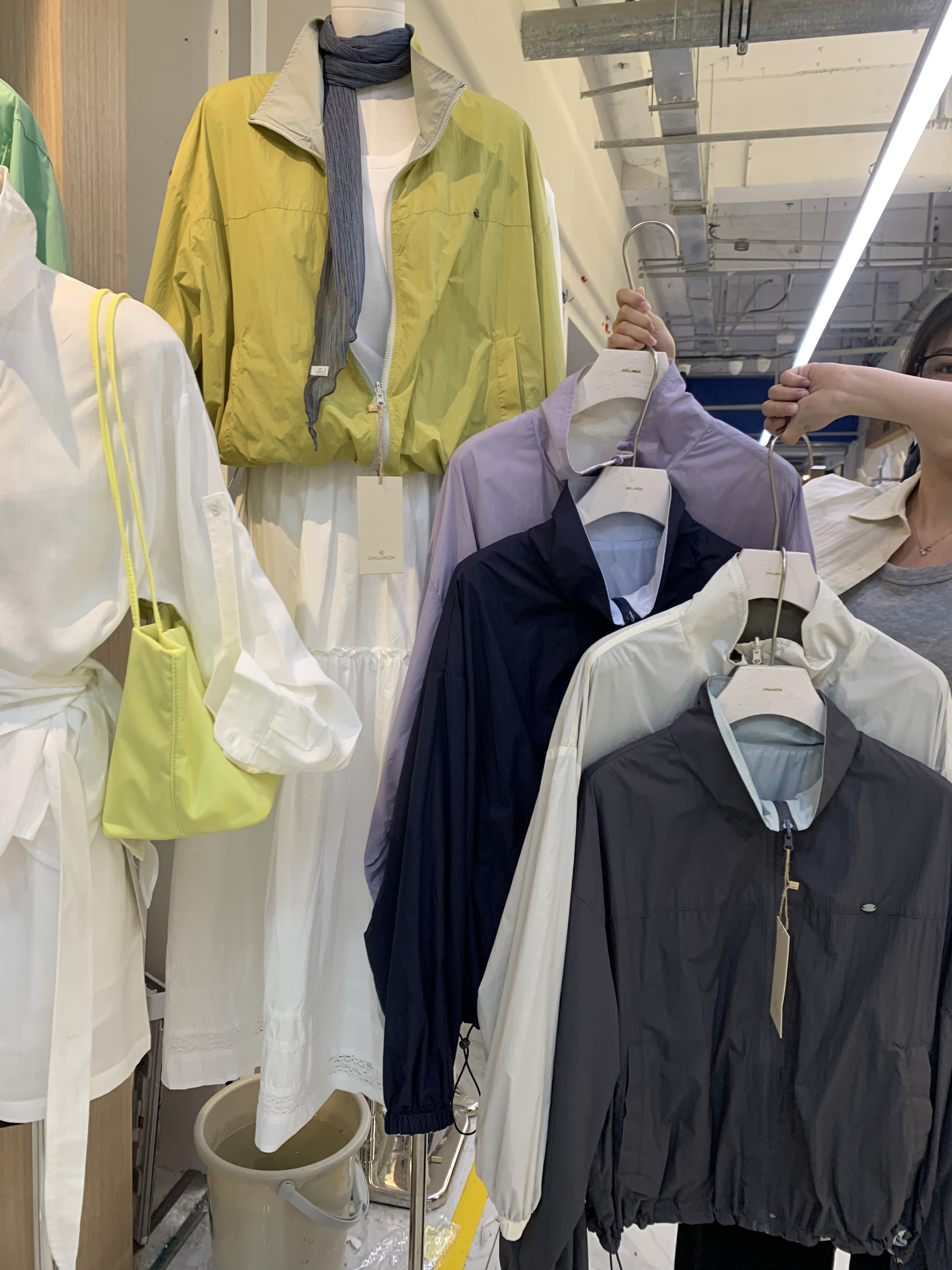 韩国chilling085立领拉链防晒外套短款春夏新款百搭两穿夹克上衣