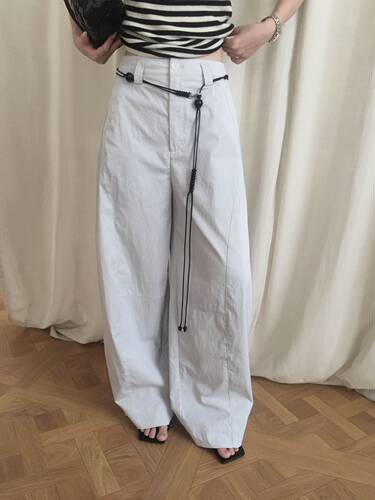 chilling24韩版高腰显瘦百搭休闲裤阔腿裤女2026夏季新款速干长裤