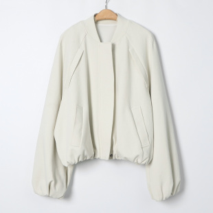 棒球领女立领短外套宽松简约上衣气质百搭 漫时光 叭哒不惑