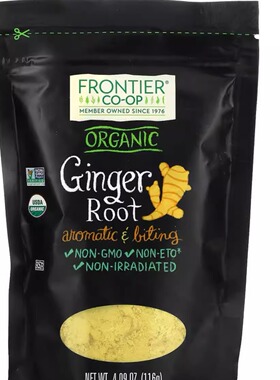 Frontier Co-op 天然有机高品质姜根粉辣味充足风味独特芳香浓郁