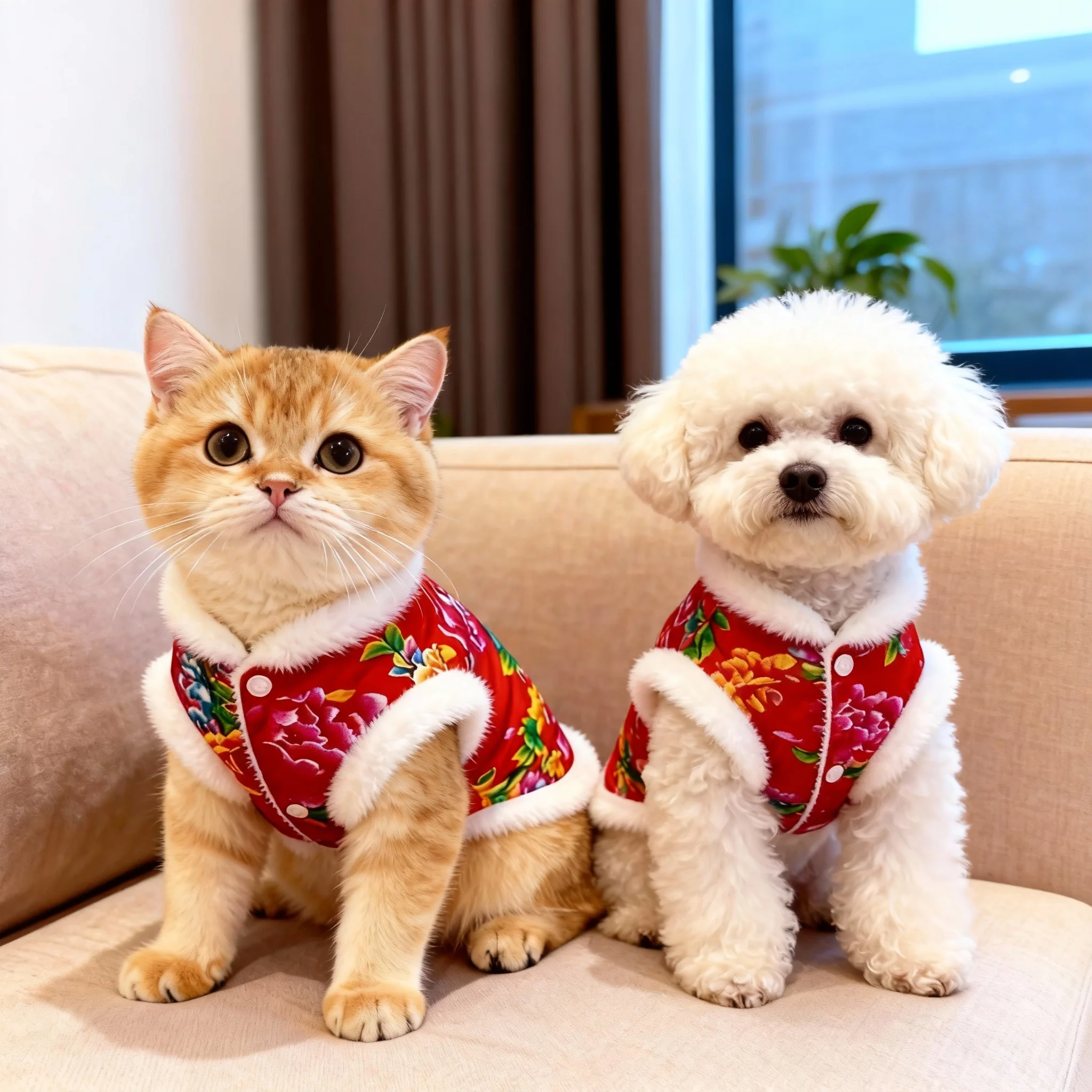 狗狗衣服秋冬季中国风大花袄泰迪比熊金渐层唐装宠物猫咪保暖背心,宠物/宠物食品及用品,狗宠物服装/雨衣,淘宝优惠券,粉丝福利购,淘宝优惠卷