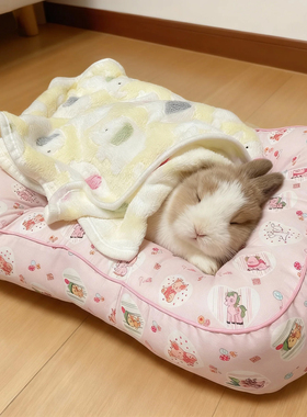 宠物兔子窝夏季垫子四季通用兔兔趴趴垫猫咪狗狗睡垫防水地垫加厚