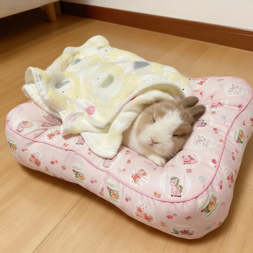 宠物兔子窝夏季垫子四季通用兔兔趴趴垫猫咪狗狗睡垫防水地垫加厚