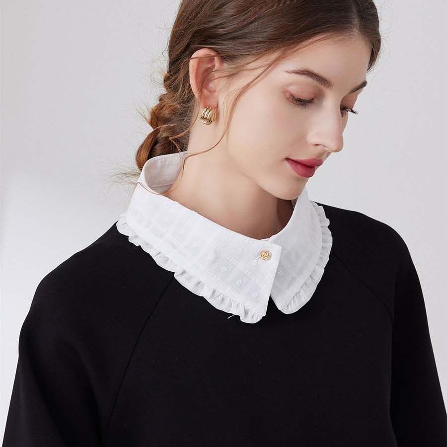 韩版打底白色假领子女百搭毛衣连衣裙假衣领春秋冬季衬衫衣领内搭