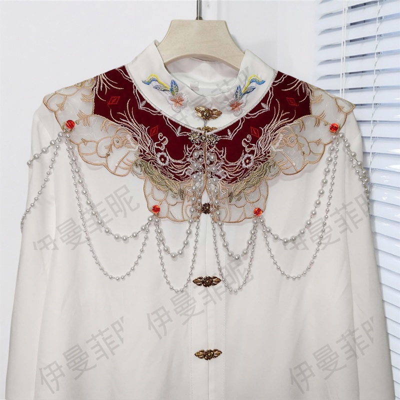 云肩配饰马面裙新中式假领