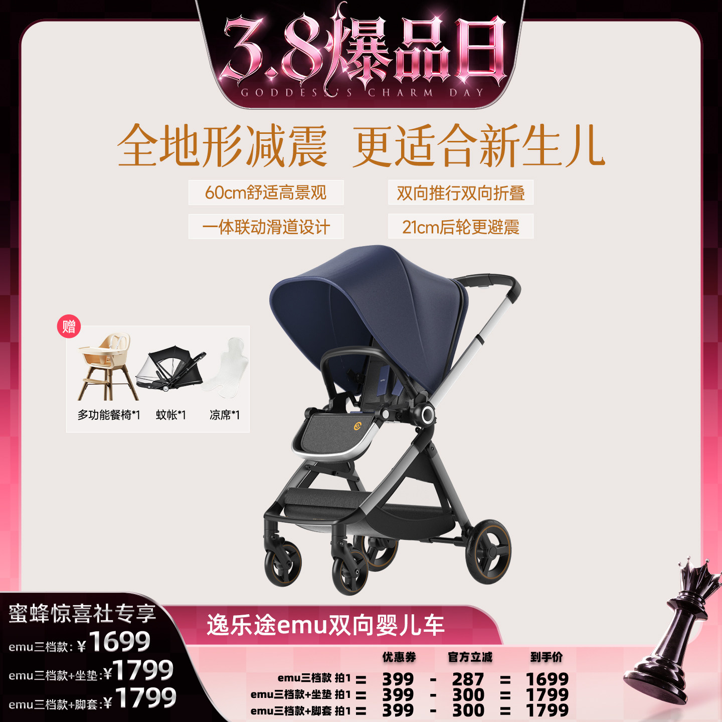 ��38��Ʒ�ա�elittle����;emu˫��Ӥ���������ɸ߾������������� 3797.93Ԫ