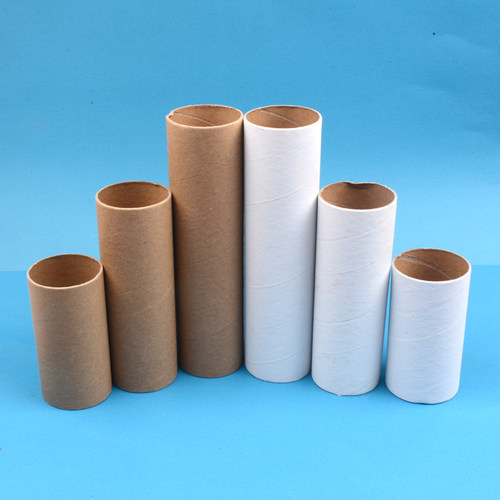 白胚纸芯圆纸管幼儿园儿童创意手工DIY制作材料 涂色绘画涂鸦纸筒