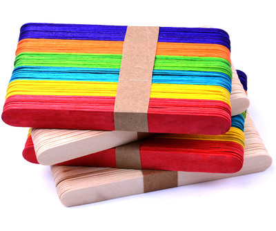 木片彩色木棒冰棒棍木条雪糕棒