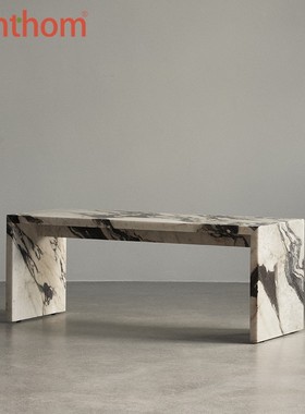 zenthom/AUDO PLINTH BRIDGE轻奢设计师款天然大理石长方形茶几