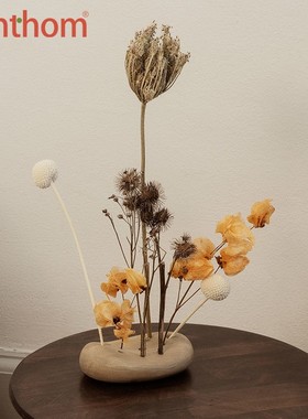 zenthom/Ferm LIVING VANITAS陶土极简风花插花瓶