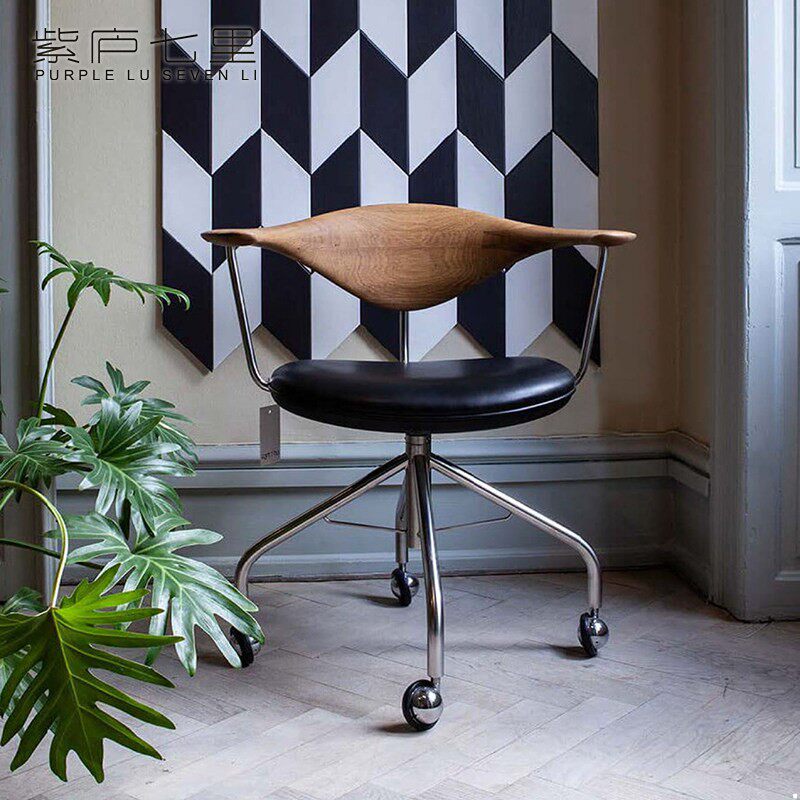 意式经典设计大平层书房 502 办公椅人体工学椅 Swivel Chair