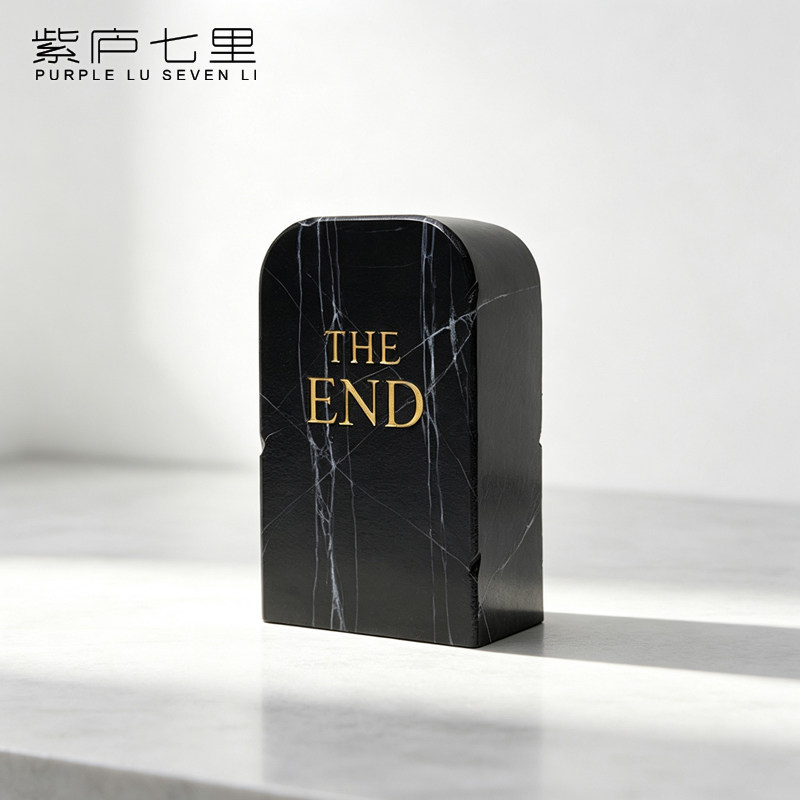 意式艺术创意墓碑石材装饰凳