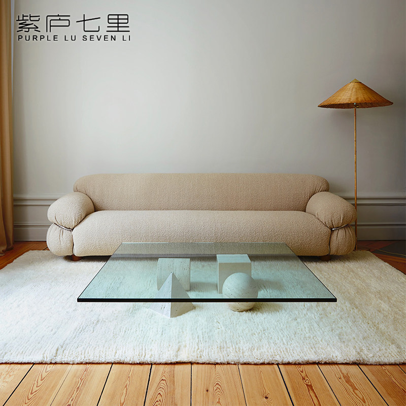 意式轻奢复古直排Sesann沙发