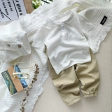 Летняя детская рубашка для мальчиков, эластичная мягкая пуля, хлопковая цветная футболка с коротким рукавом для отдыха