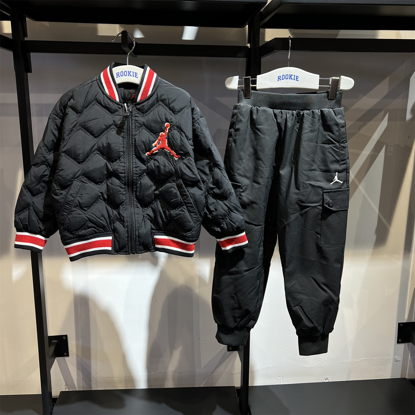 JORDAN童装儿童轻薄羽绒服男童女童秋冬保暖棒球服外套JD2542049