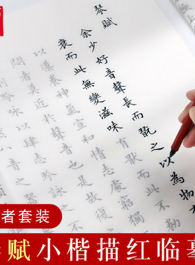 文征明小楷琴赋描红书法入门