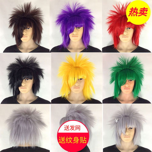 新款长直网红直播抖音杀马特假发