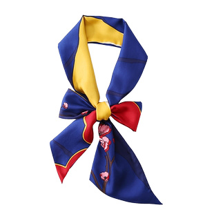 丝巾小长条细长窄丝巾女桑蚕丝百搭小丝巾秋季真丝发带包包小领巾