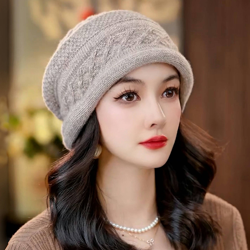布塔针织羊毛帽秋冬保暖