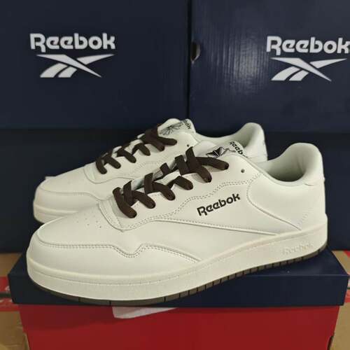 REEBOK锐步男COURT1000合成革白棕复古休闲小白板鞋24FRC907U2GM0