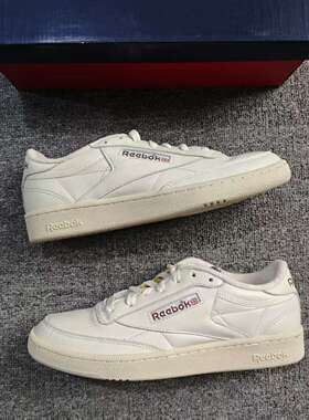 REEBOK锐步CLUB C 85 VINTAGE男女EVA中底头层牛皮复古板鞋GX3681
