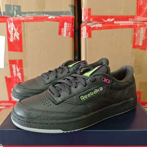 REEBOK锐步CLUB C 85 VINTAGE头层牛皮EVA中底复古板鞋100201173