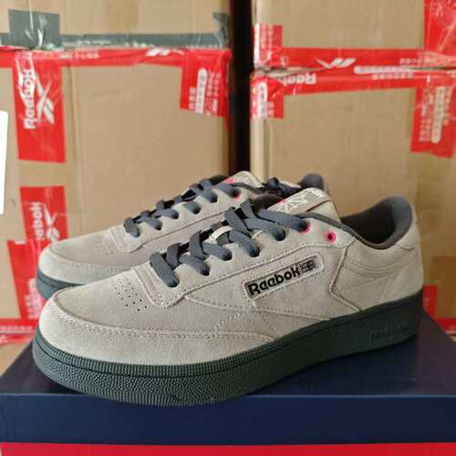 REEBOK锐步男子CLUB C 85 W+低帮复古休闲板鞋24FRC901U0GK1