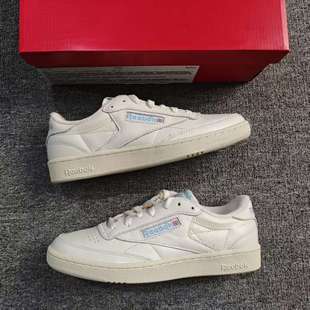 REEBOK锐步CLUB C 85 VINTAGE EVA中底头层牛皮复古板鞋100007794