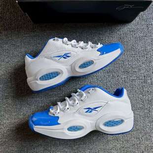 REEBOK锐步男子Question 100033891 Low艾弗森低帮蓝头复古篮球鞋