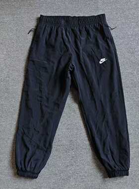 NIKE耐克男子冬款加厚摇粒绒内衬刺绣LOGO经典收脚长裤FB8617-010