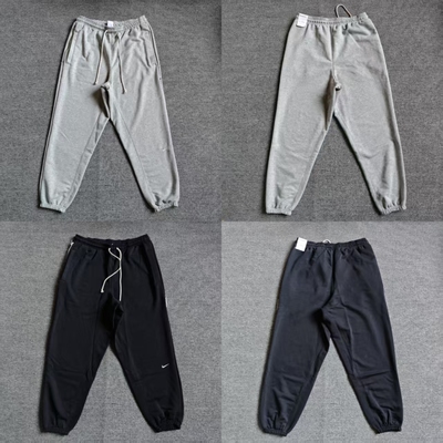 NIKE耐克男篮球系列经典刺绣小标毛圈收脚运动长裤FZ0225-010-063