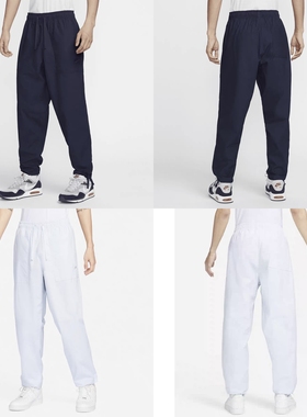 Nike/耐克男子纯棉轻便简约运动休闲宽松直筒长裤FN3097-043-410