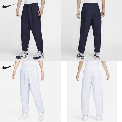 Nike/耐克男子纯棉轻便简约运动休闲宽松直筒长裤FN3097-043-410