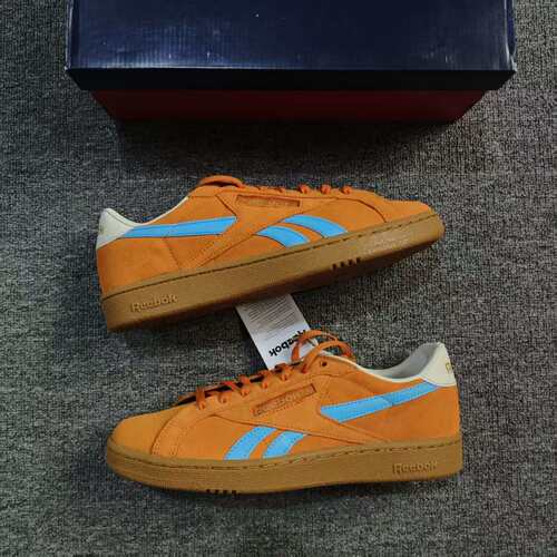 REEBOK锐步Club C Grounds UK男子翻毛皮休闲网球板鞋 100074846