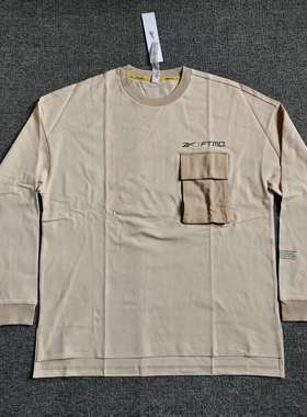 Reebok锐步Futuremade联名男子圆领纯棉长袖T恤22CFR403U