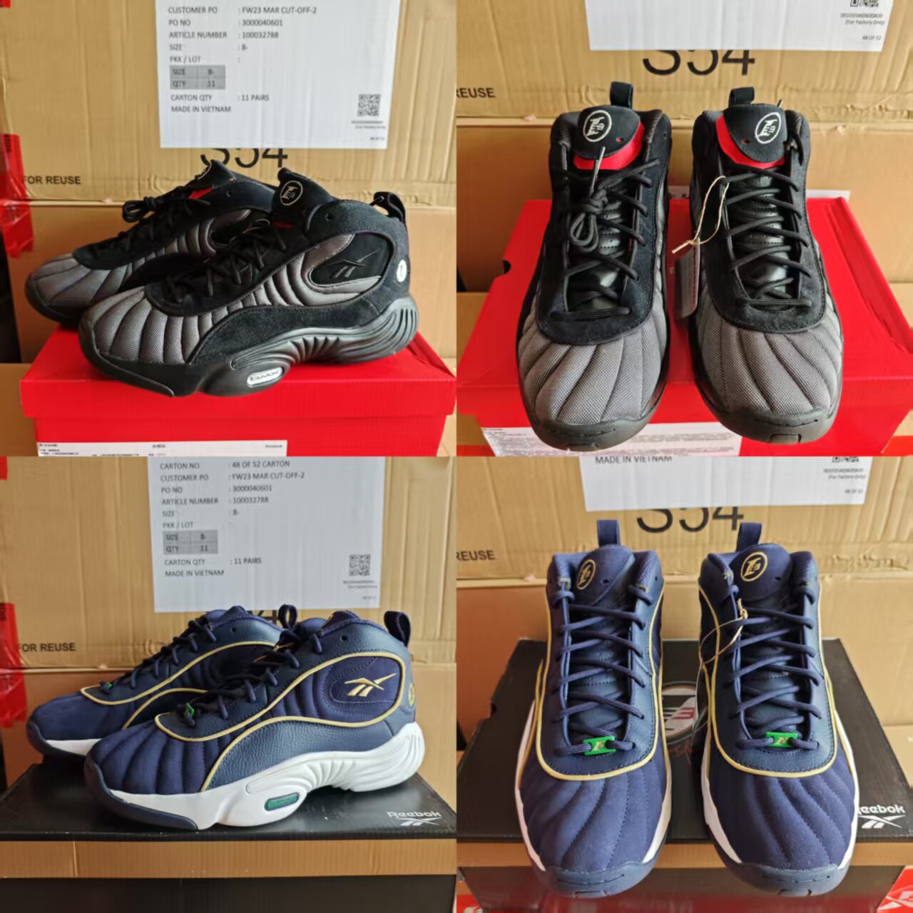 REEBOK锐步艾弗森ANSWER III复古篮球鞋100209104 100209505