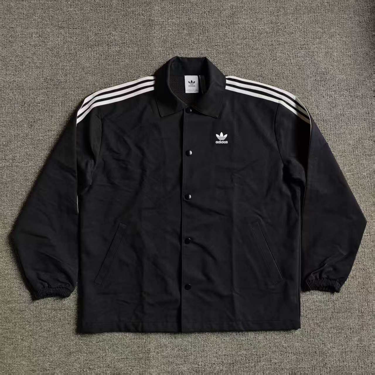 Adidas三叶草男女情侣款经典三条纹翻领运动休闲夹克外套IZ1831,运动服/休闲服装,运动茄克/外套,淘宝优惠券,粉丝福利购,淘宝优惠卷