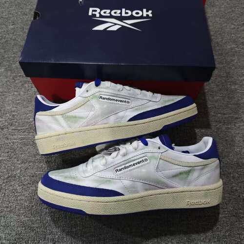 REEBOK锐步Randomevent联名做旧复古板鞋 Club C 85 100210109